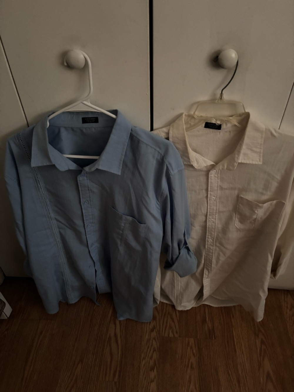 Casual Button-Down Shirt - Light Blue by Unknown Brand